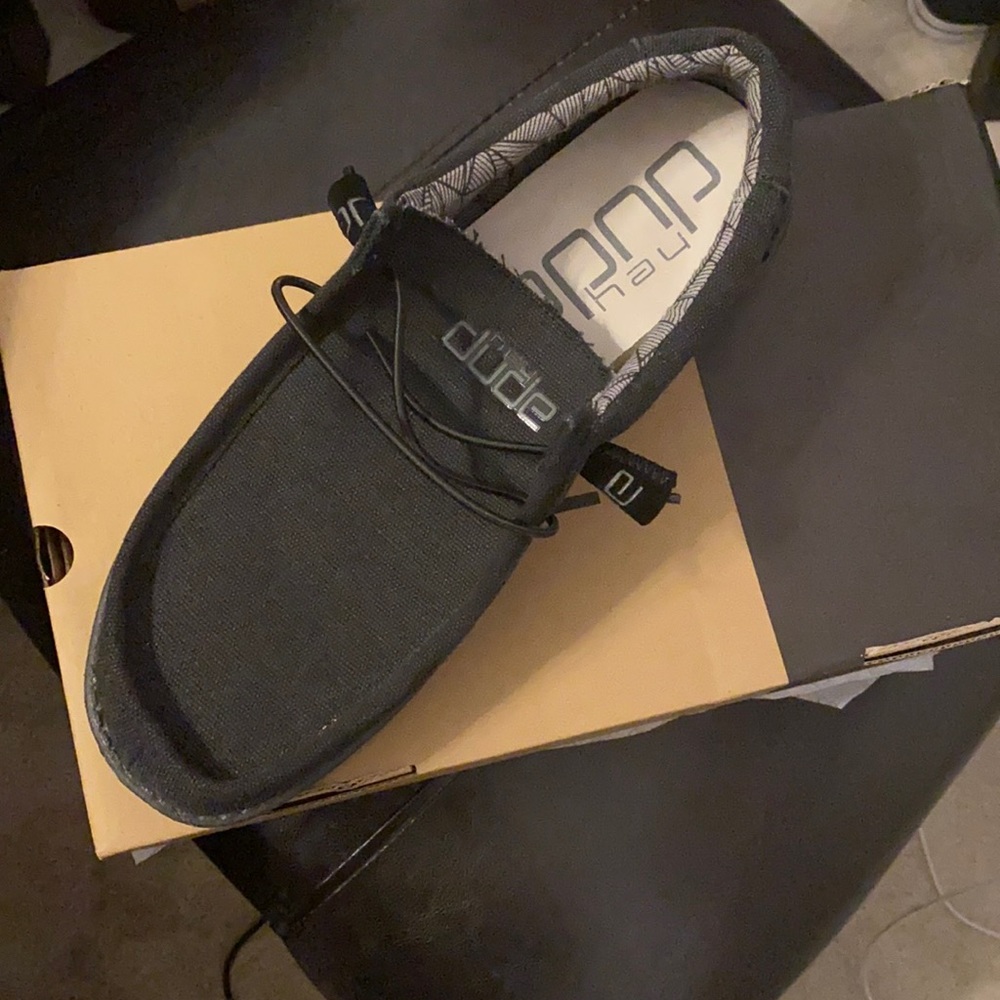 Hey Dudes! Men’s size 9. BRAND NEW.NEVER WORN
